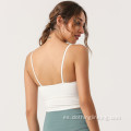 Sujetador deportivo de yoga Strappy Back Activewear para mujer